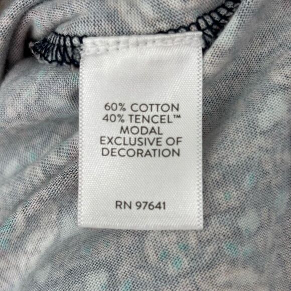 J. Jill Pure Jill Printed & Embroidered Knit Tunic Multi Colored Size XS NWT - Picture 7 of 8